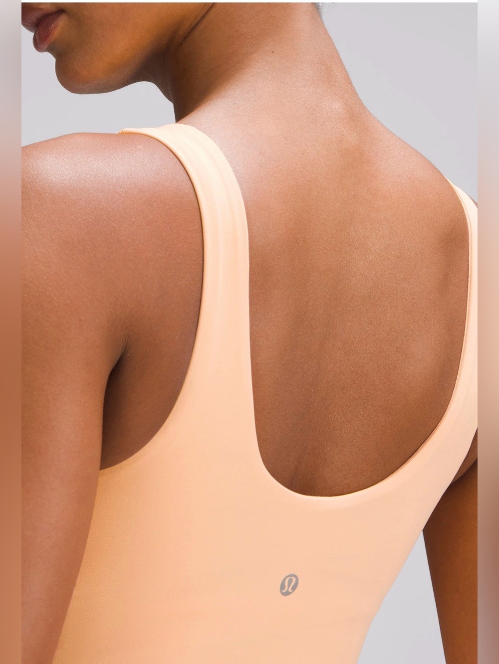 NWT LULULEMON Align Dress Athleisure Built-in Bra Shorts Peach Bellini 2,4 - Picture 3 of 10
